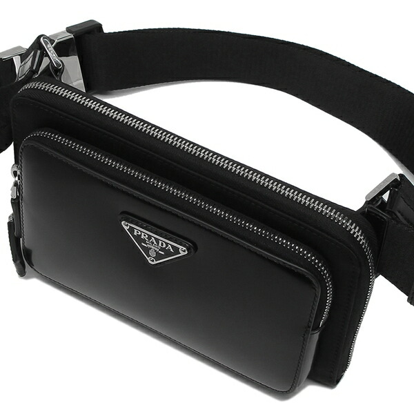楽天市場】プラダ ボディバッグ リナイロン ブラッシュドレザー