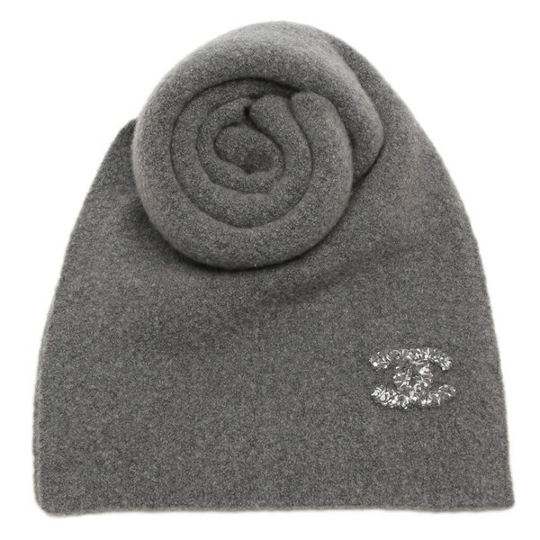 楽天市場】シャネル マフラー ストール CCマーク ココマーク グレー