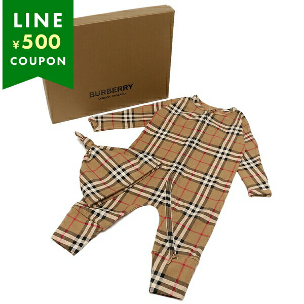 楽天市場】バーバリー ベビー服 ベージュ ボーイズ BURBERRY 8070270