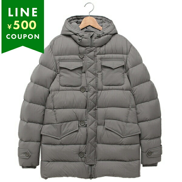 楽天市場】ヘルノ ダウンジャケット コート レジェンド グレー メンズ