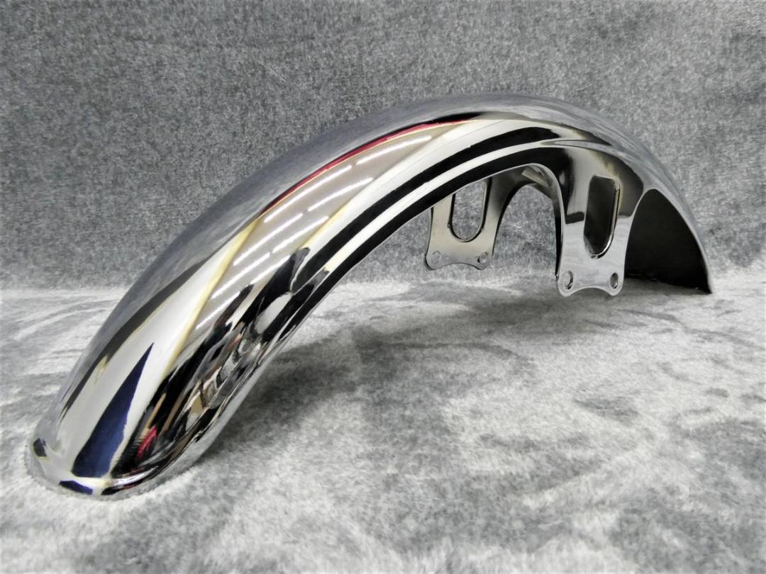 楽天市場】ゼファー400 専用 カラー 付 鉄 フェンダー【メッキ