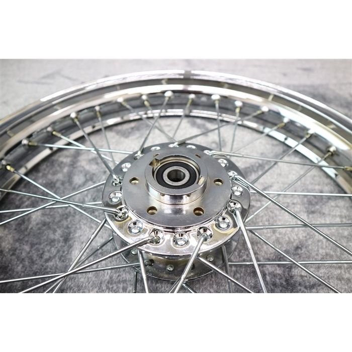 楽天市場】GS400 スポーク ホイール Hリム メッキ 前後セット