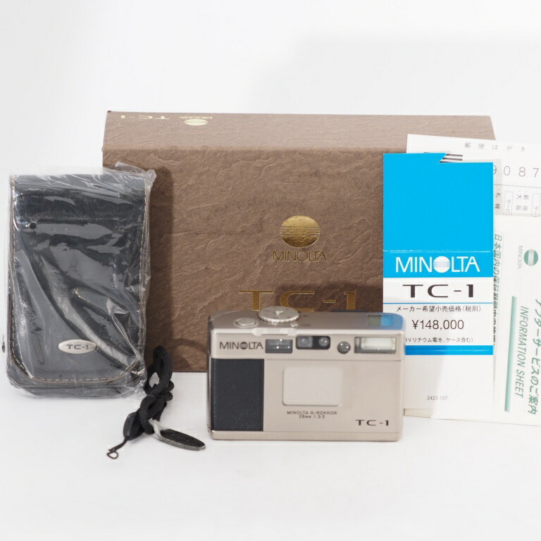 楽天市場】MINOLTA ミノルタ TC-1 コンパクトフィルムカメラ tc1