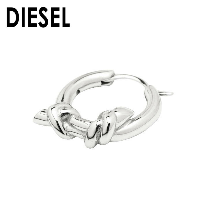 楽天市場】DIESEL ディーゼル ピアス アクセサリー フープピアス 片耳