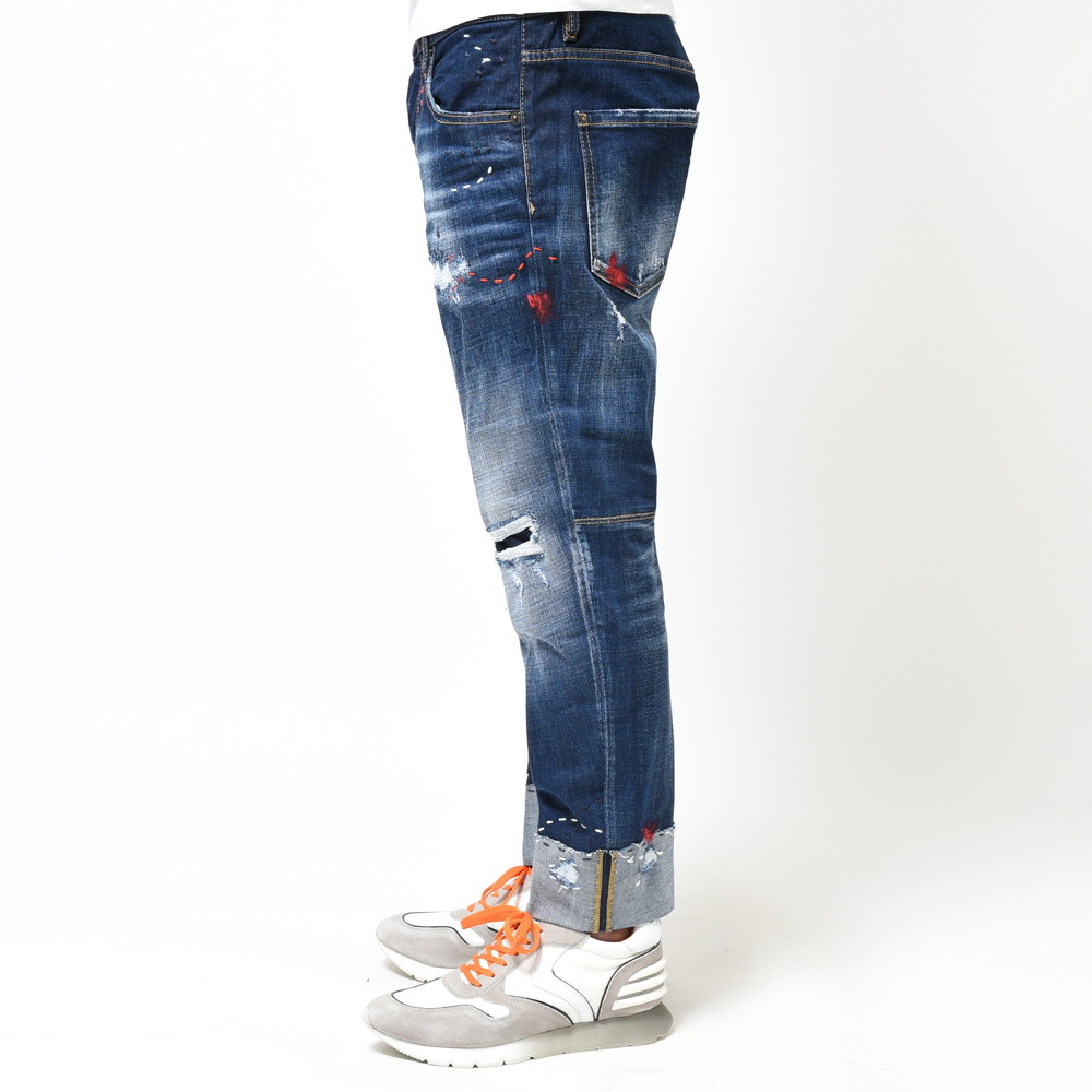 楽天市場】【S50】DSQUARED2 / ディースクエアードSAILOR JEANセーラー