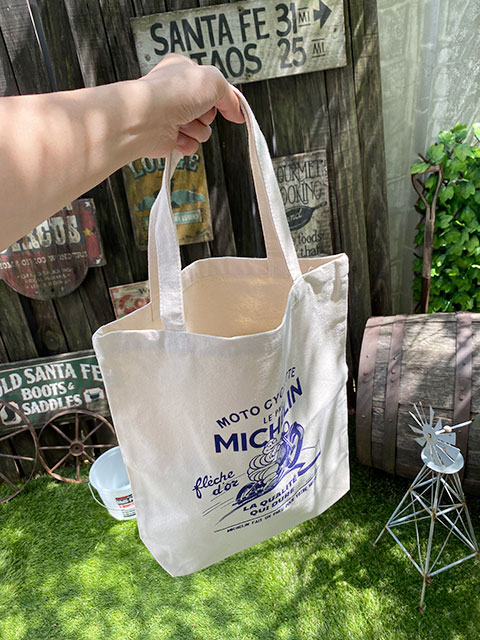 楽天市場】ミシュラン トートバッグ （バイカービブ） アメリカン雑貨