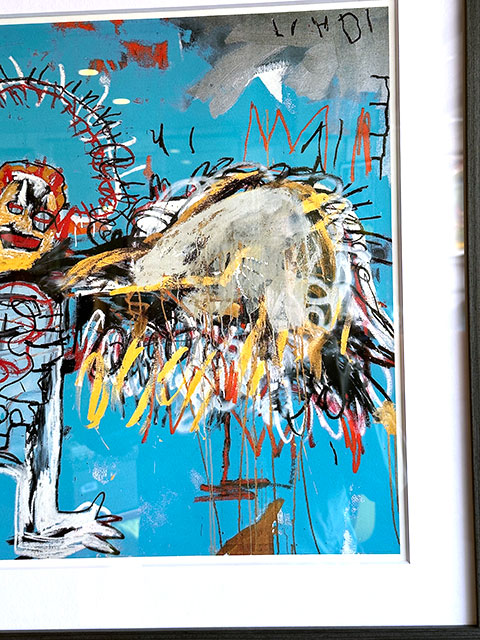 楽天市場】バスキア アートフレーム （Untitled 1981/Fallen Angel