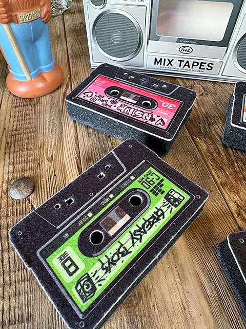 楽天市場】Fred カセットテープ スポンジ 4個セット アメリカン雑貨