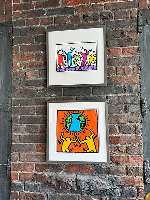 楽天市場】キース・ヘリング アートフレーム （Untitled,world） 木製