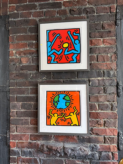 楽天市場】キース・ヘリング アートフレーム （Untitled,world） 木製