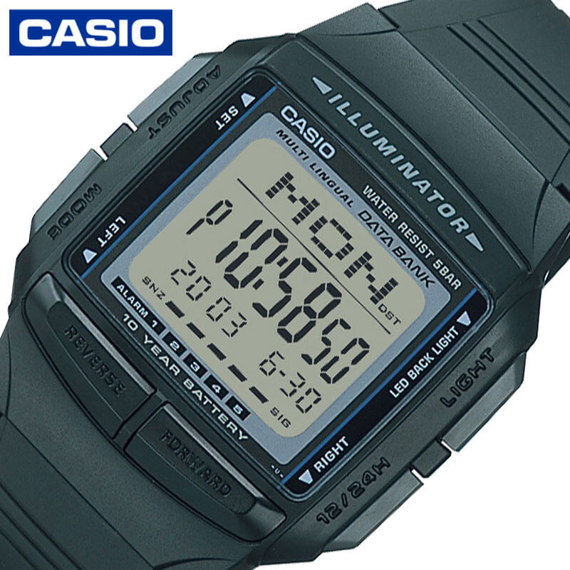 楽天市場】カシオ 腕時計 CASIO 時計 データバンク DATA BANK メンズ