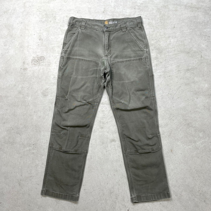 楽天市場】カーハート ダブルニー グリーンの通販