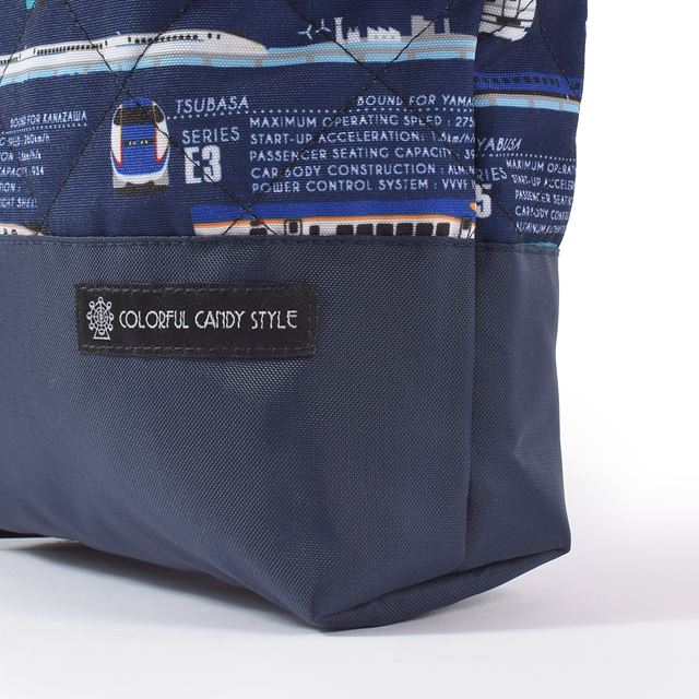 楽天市場】シューズケース キルティング ネームタグ付き 撥水 出発進行