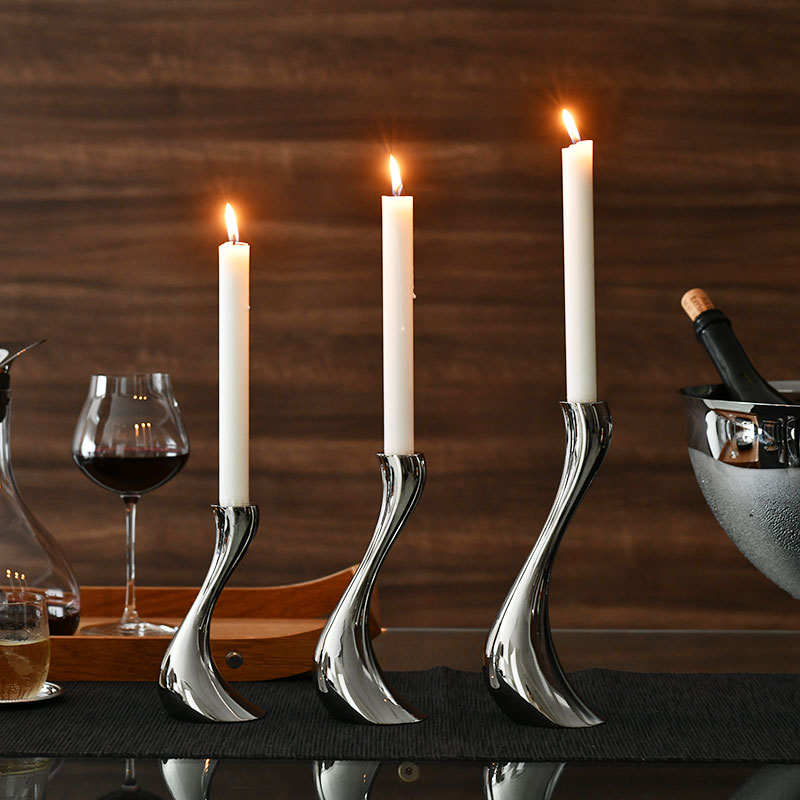 楽天市場】ジョージジェンセン キャンドルホルダー 3本セット コブラ