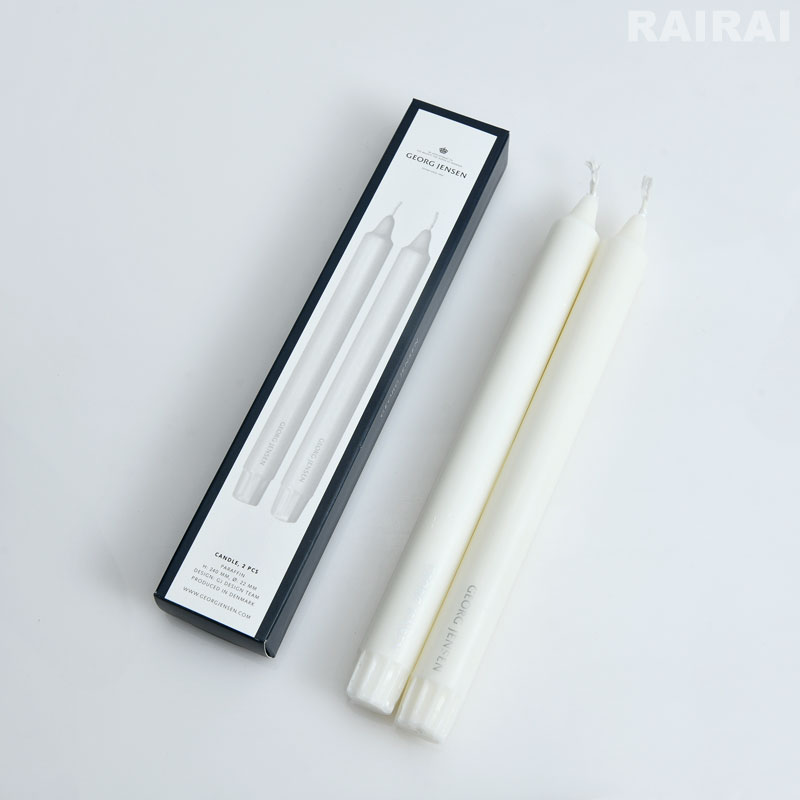 楽天市場】ジョージジェンセン キャンドル 2本セット 高さ24cm 直径2.2
