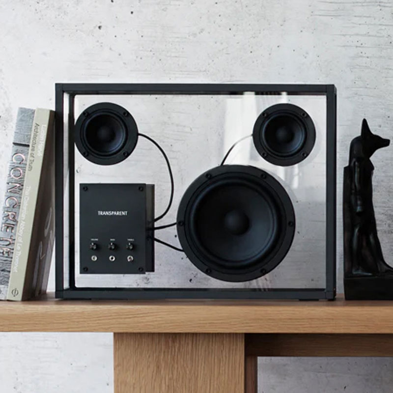 楽天市場】トランスペアレント スピーカー ブラック ホワイト レッド