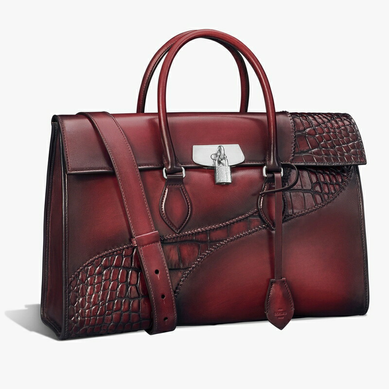 楽天市場】ベルルッティ Berluti エミーオ カーフ＆アリゲーターレザー