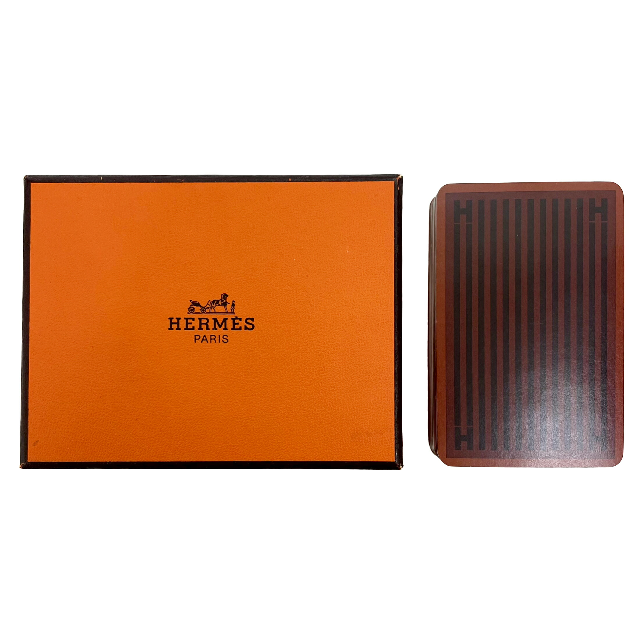 楽天市場】HERMES エルメス トランプ ブラウン ブラック A1