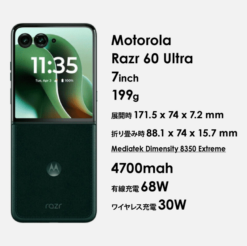 Razr 60 Ultra 中国版 グローバルROM 16G/1TBG