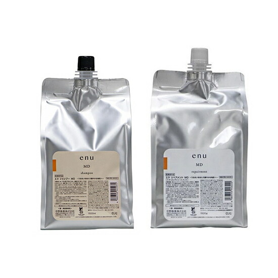 楽天市場】ナカノ ENU エヌ シャンプー MD 1500ml リペアメント MD