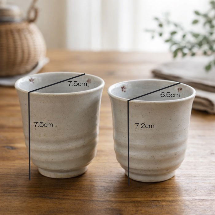 楽天市場】韓国茶器白磁花夫婦湯呑セット（2客）□chaki-25-s【ギフト