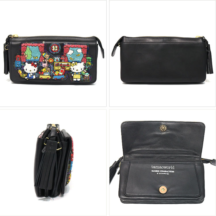 楽天市場】ハローキティ お財布ポシェット Kitty's House SHO3812