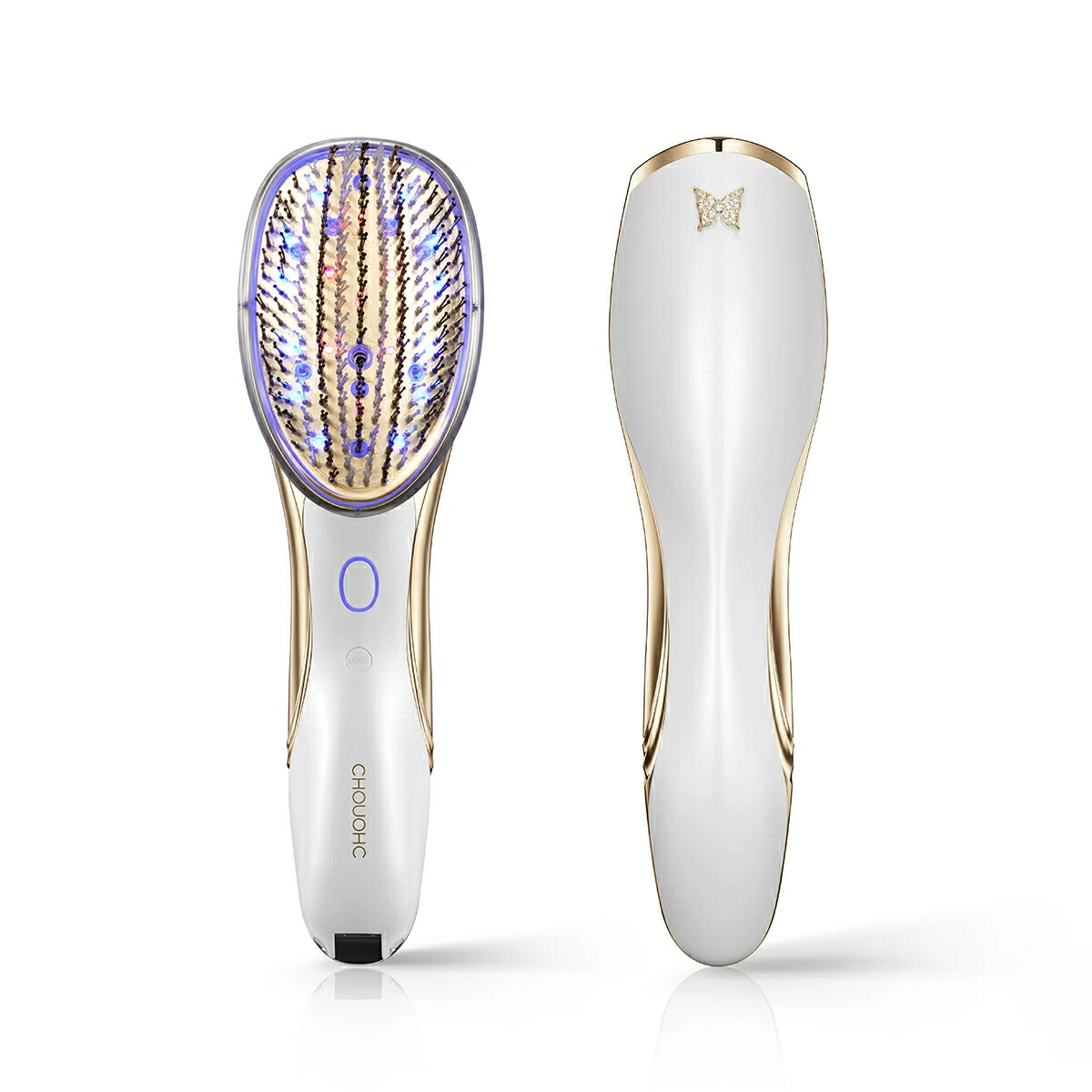 楽天市場】CHOUCHOU イオングロウLEDブラシ 頭皮 ems ブラシ 電動頭皮