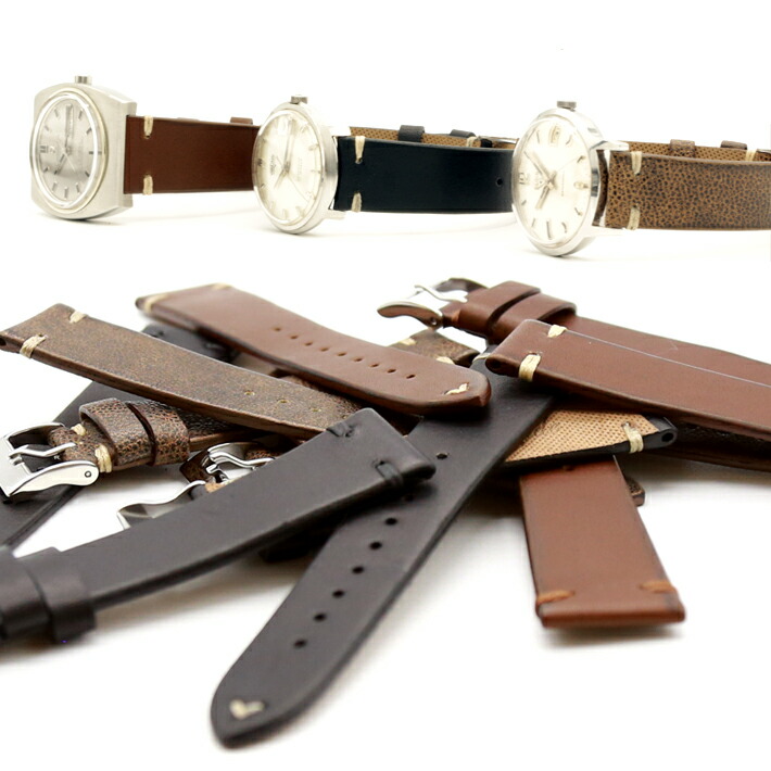楽天市場】腕時計 ベルト バンド HDT DESIGN GPF Calf カーフ レザー