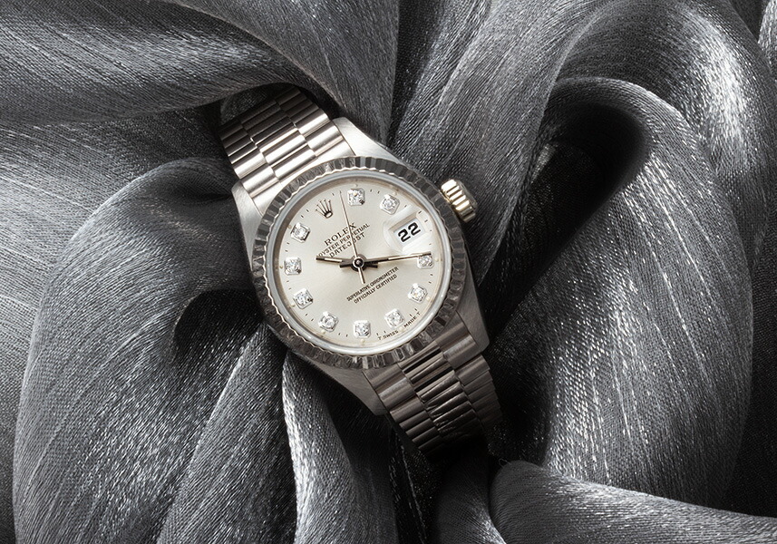 楽天市場】ロレックス デイトジャスト Ref.69179G ホワイトゴールド