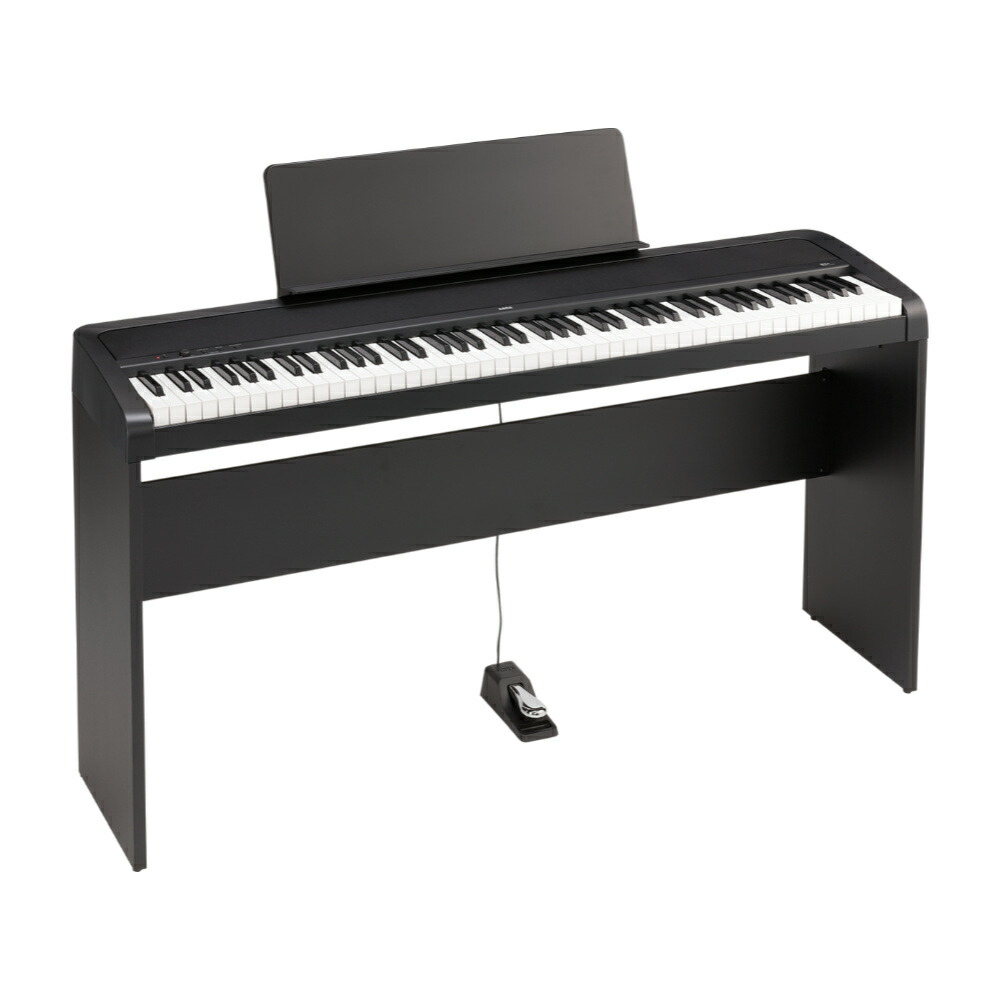 楽天市場】korg 電子ピアノ b1 専用スタンド stb1－bk ブラックの通販