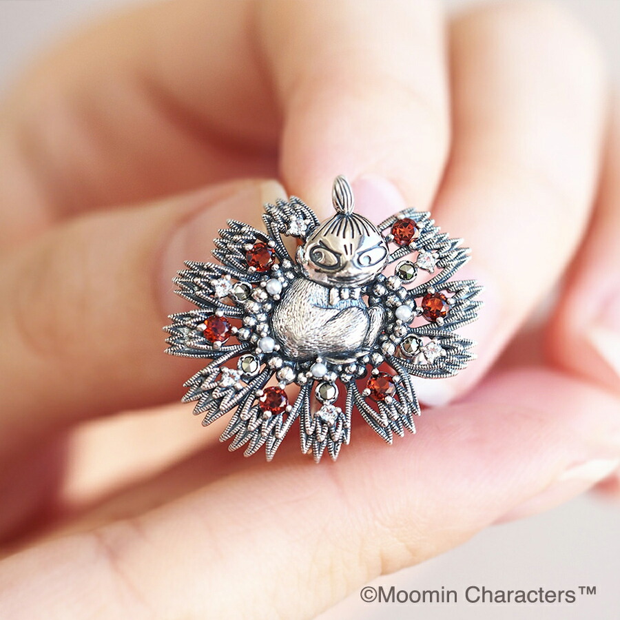 楽天市場】碌山 花の上の リトルミィ ブローチ ペンダント チェーン