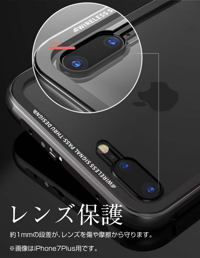 楽天市場】iPhone XR iPhone8 iPhone7 ケース 背面ガラスケース クリア