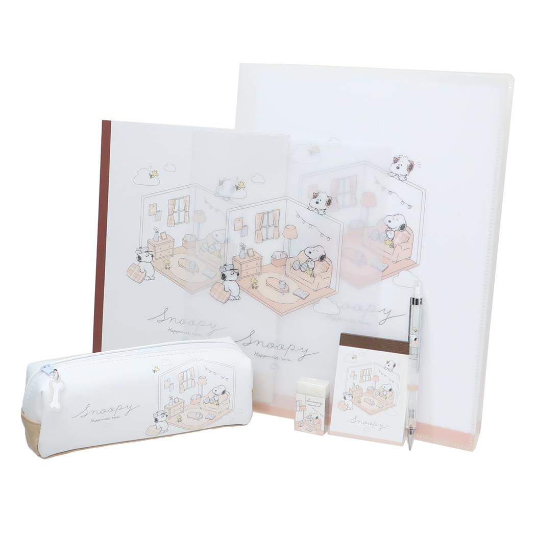 楽天市場】【ポイント10倍 & クーポン！】スヌーピー 文具セット 7点