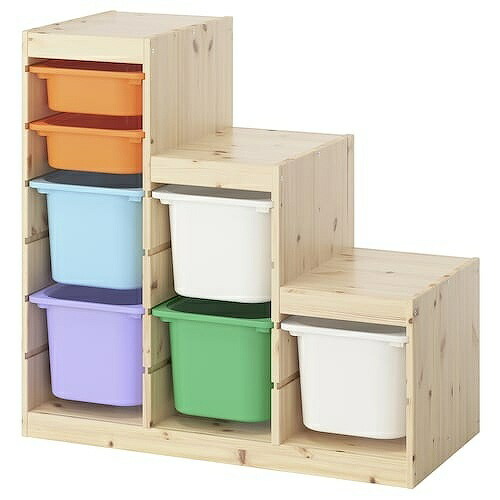 楽天市場】IKEA イケア デスク ホワイト ライトターコイズ 105x50cm