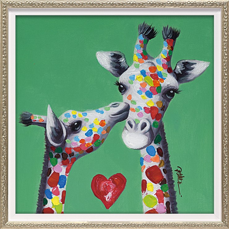 楽天市場】きりん 絵画の通販