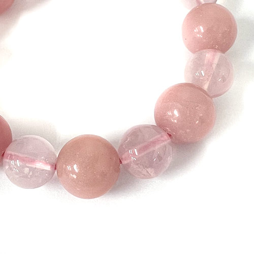 楽天市場】ハワイ 天然石 パワーストーン ブレスレットピンクオパール