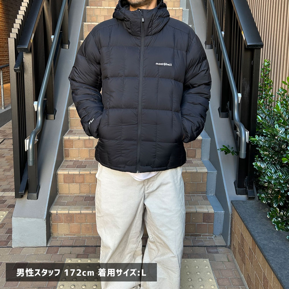 ネージュダウン 訳あり☆モンベル ネージュ・ダウンジャケット メンズL