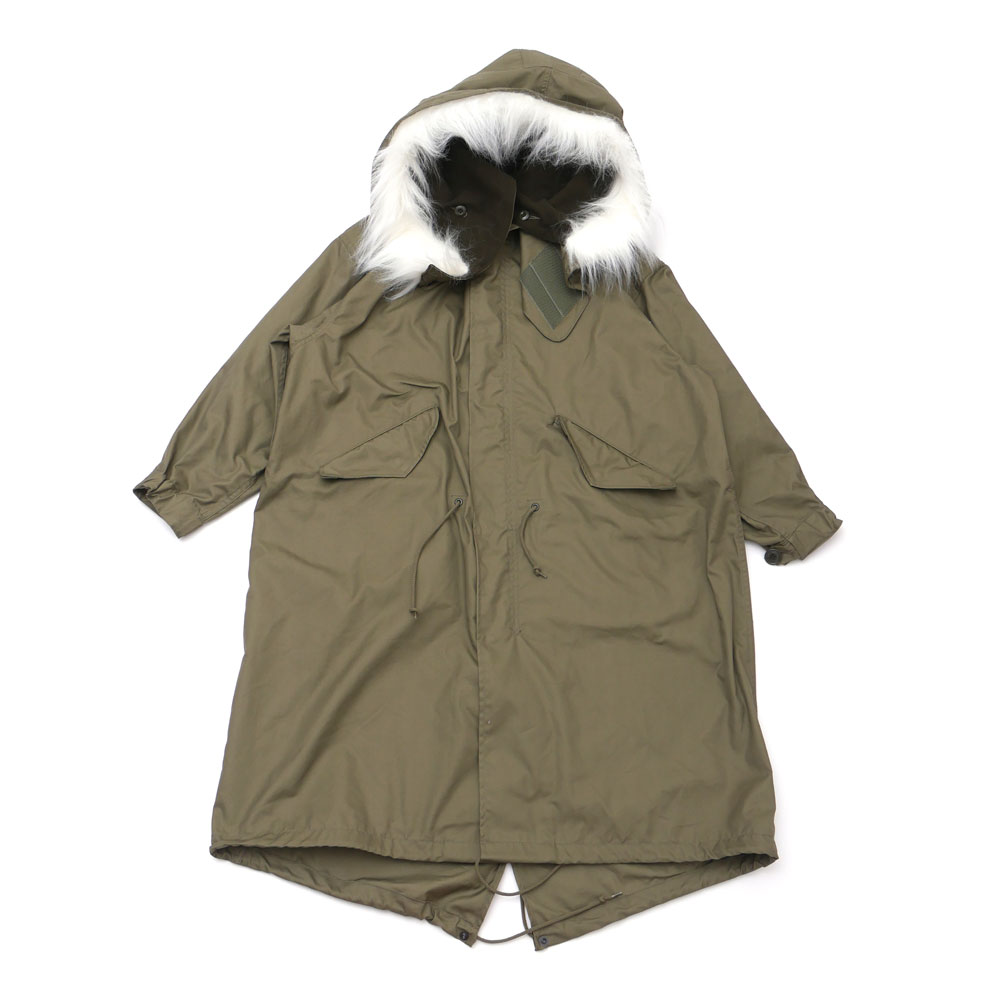 あ*ず様 hyke バーニーズニューヨーク 別注 ファー付 M-65 モッズコー