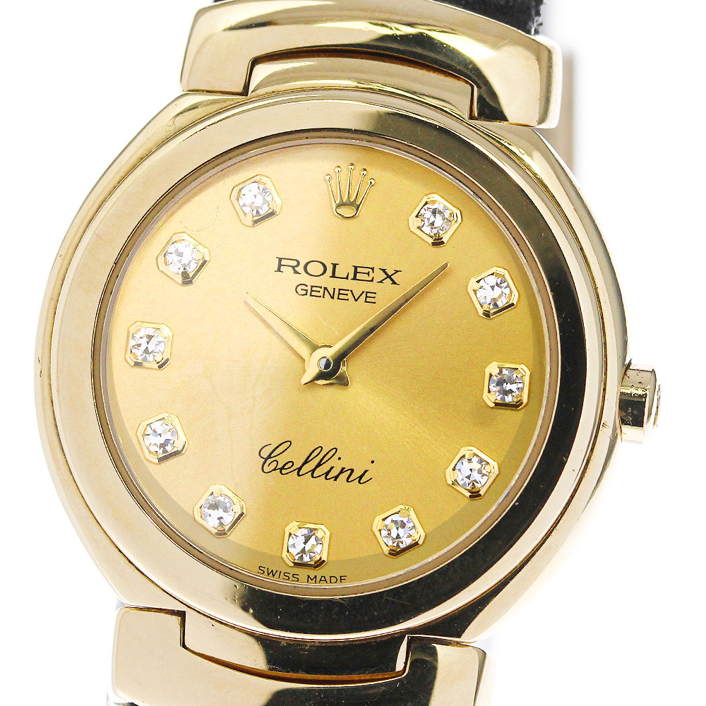 楽天市場】【ROLEX】ロレックス チェリーニ K18YG 11Pダイヤ 6621