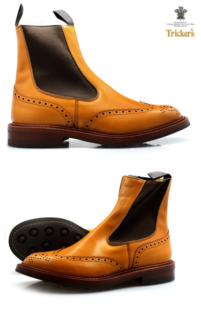 楽天市場】トリッカーズ TRICKER'S ACORN ANTIQUE M2754 ELASTIC SIDED