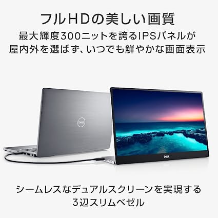 楽天市場】Dell C1422H 14インチ ポータブルモニター (3年間交換保証