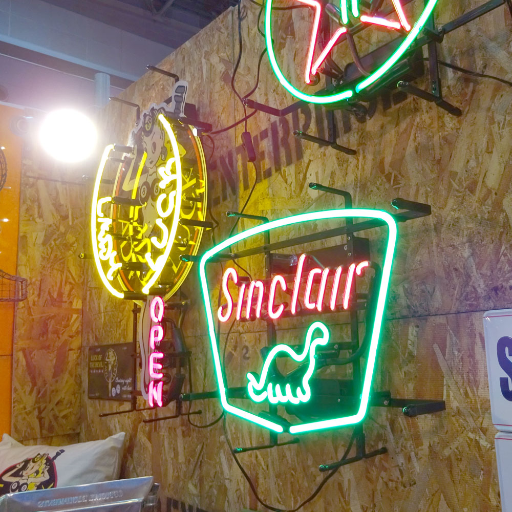 楽天市場】アメリカンネオンサイン シンクレア SINCLAIR H38×W50cm
