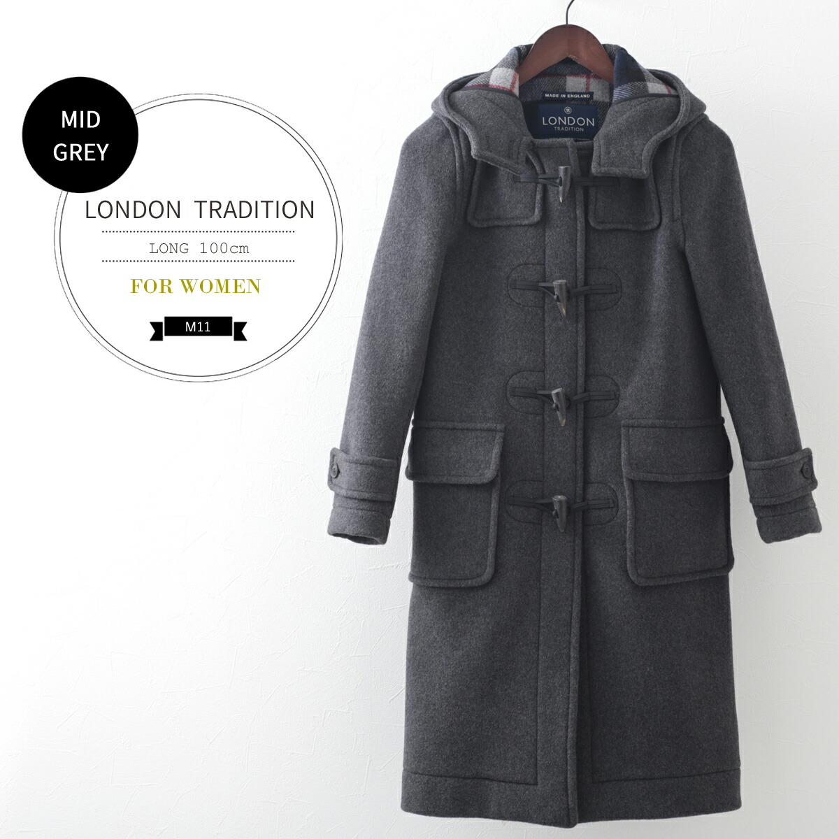 楽天市場】LONDON TRADITIONAW レディース ロングダッフルコート M-11