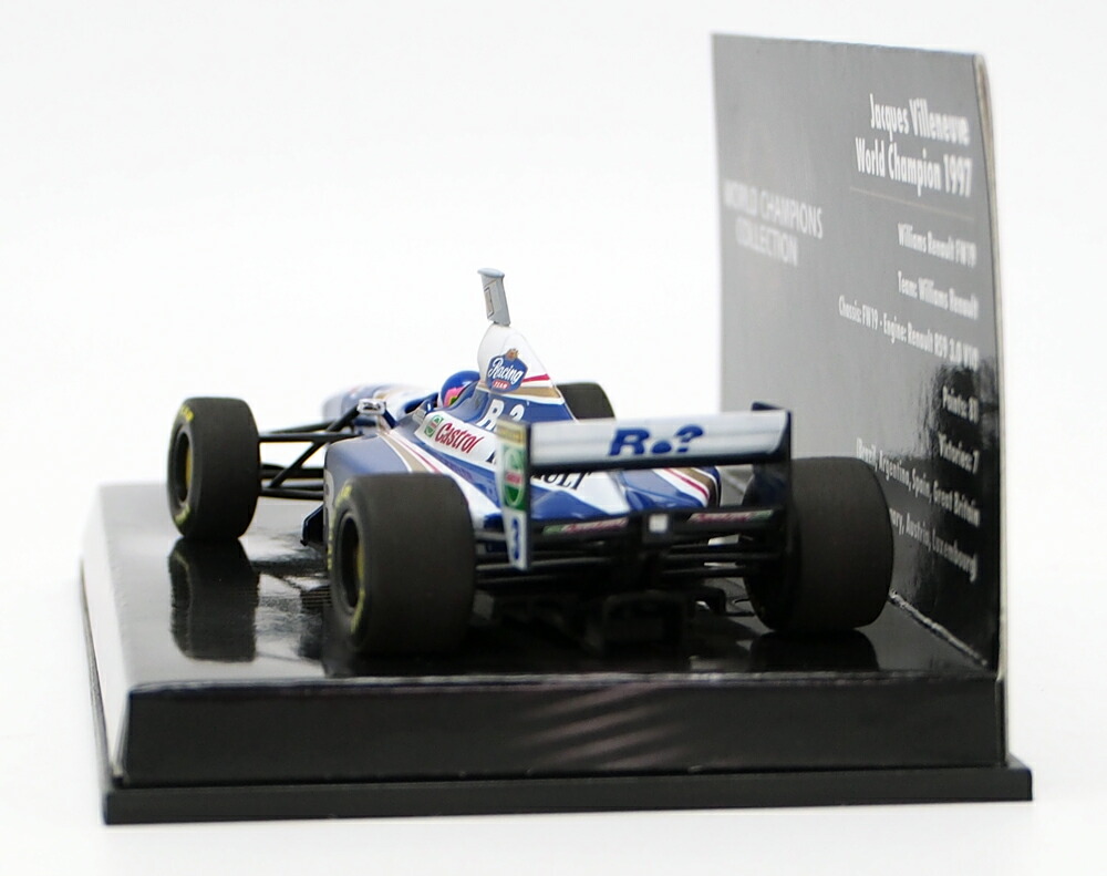 楽天市場】ミニチャンプス 1/43 ウィリアムズ ルノー FW19 ジャック