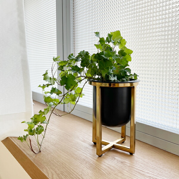 楽天市場】CLOVER(クローバー) アイアンプランター ウィズゴールド