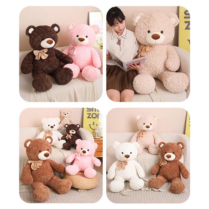 楽天市場】くまのぬいぐるみ クマ teddybear テディベア リボン付き