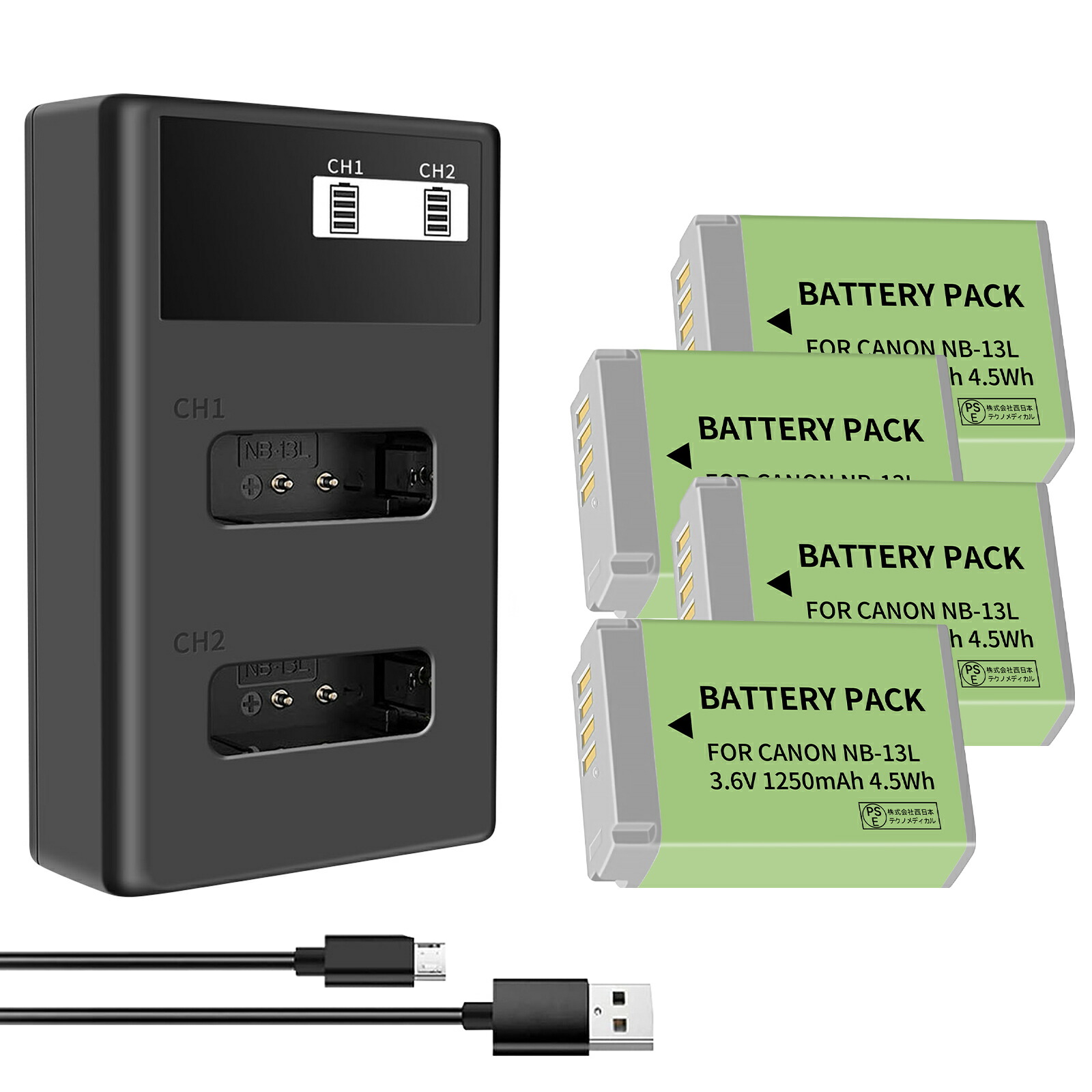 楽天市場】powershot g1x バッテリーの通販