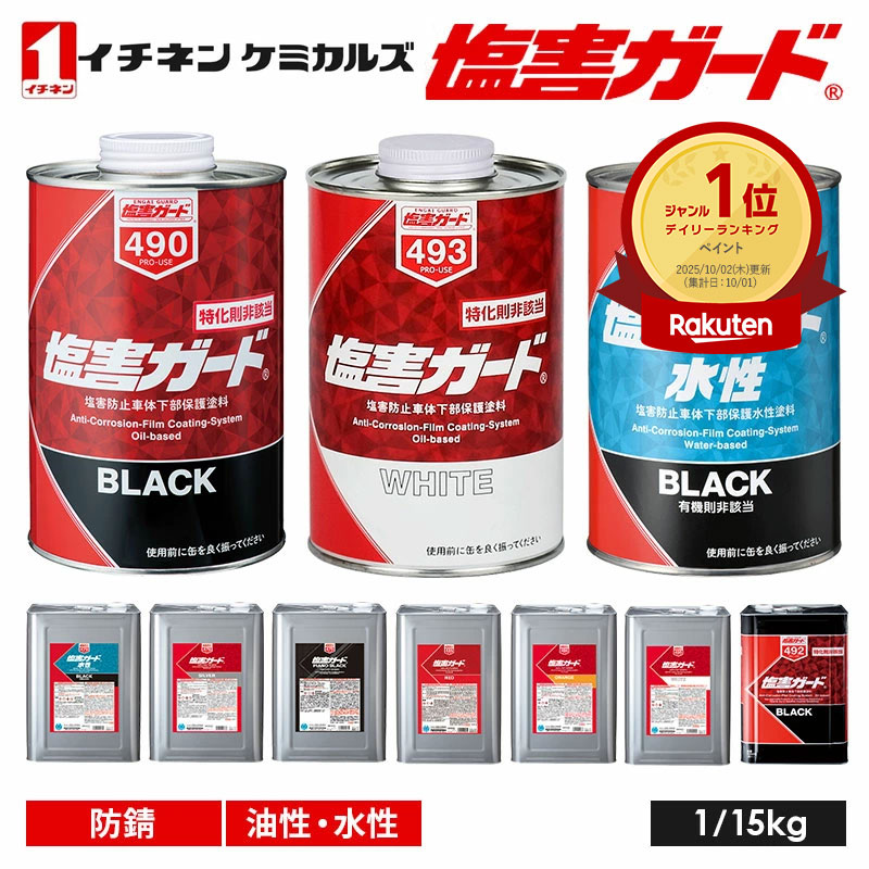 楽天市場】イチネンケミカルズ 塩害ガード 1kg 15kg 業務用 選べる