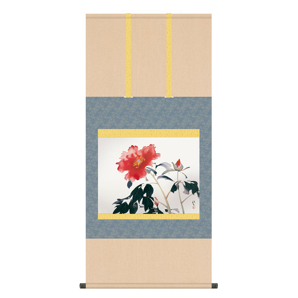 複製/川端龍子/登龍図/工芸/桐題箱付/布袋屋掛軸HH-110