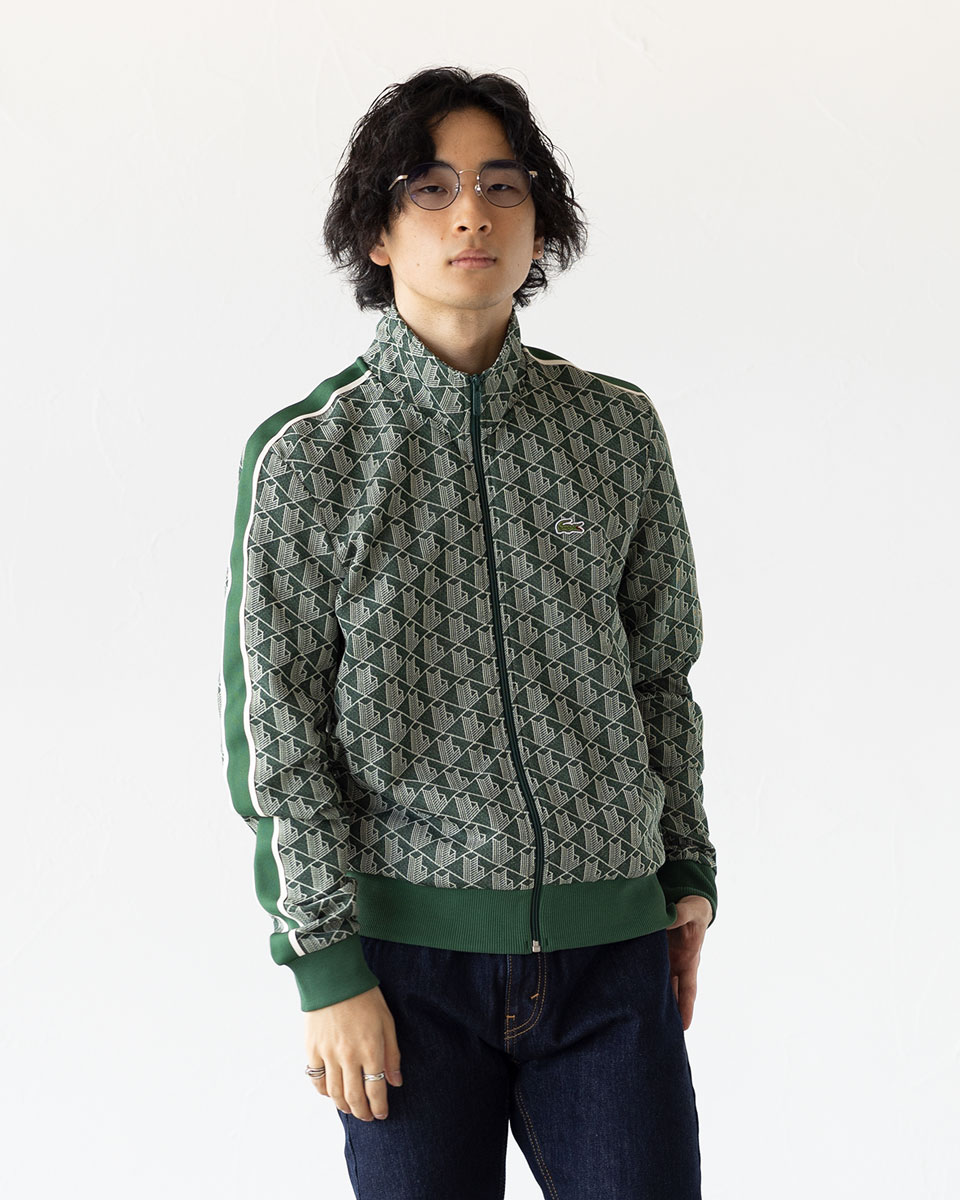 楽天市場】ラコステ モノグラム ジャカード トラックジャケット